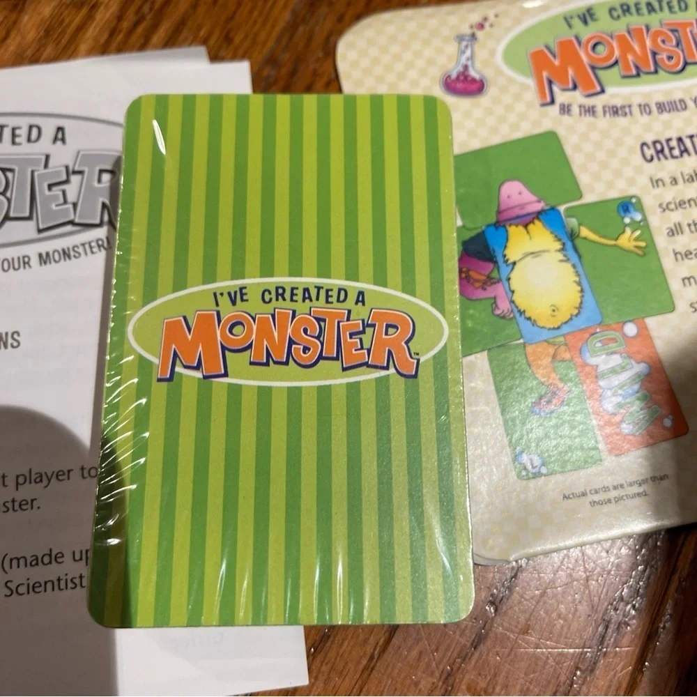 I've Created a Monster Card Game Vintage Fundex